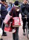 Protestor with Drums